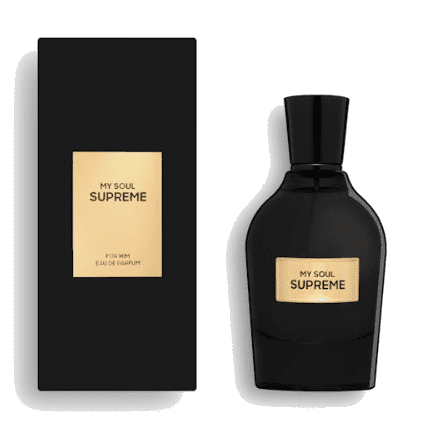Frasco del perfume My Soul Supreme For Him de Mercadona de la marca Mercadona