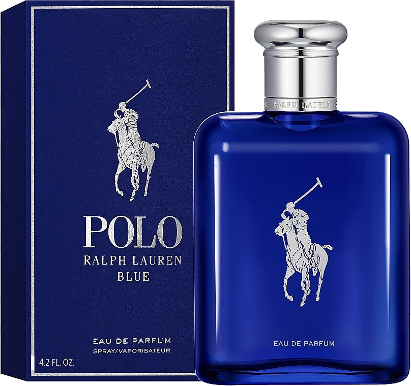 Frasco del perfume Polo Blue EDP de Ralph Lauren de la marca Ralph Lauren