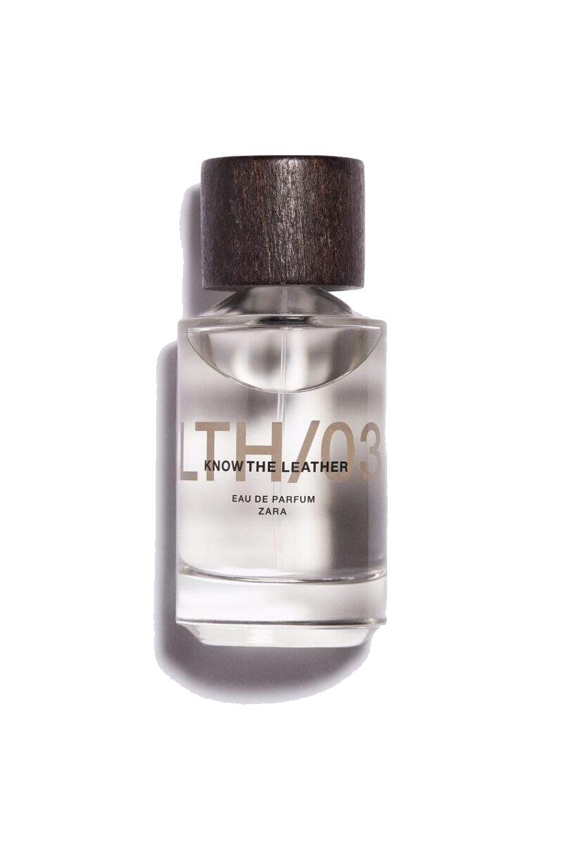 Frasco del perfume Zara LTH03 Know The Leather de la marca Zara